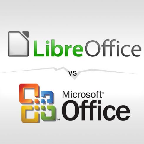 Logo Libre Office vs logo Microsoft Office